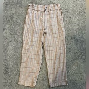 Madewell Plaid Trousers